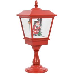 Jouluinen jalustavalaisin joulupukilla, 64cm, LED