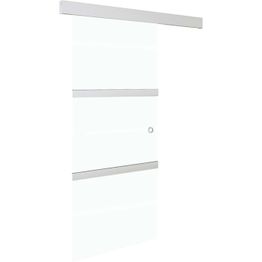 Liukuovi soft-stopeilla ESG-lasi ja alumiini 76x205 cm