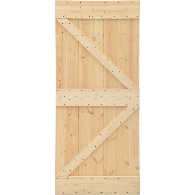 Ovi 90x210 cm täysi mänty