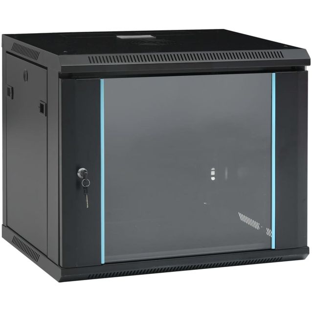 Seinäkiinnitettävä verkkolaitekaappi 19