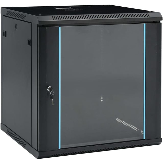 Seinäkiinnitettävä verkkolaitekaappi 19