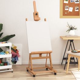 Maalausteline FinePRICE, 55 x 53,5 x 178 cm, täysi pyökki