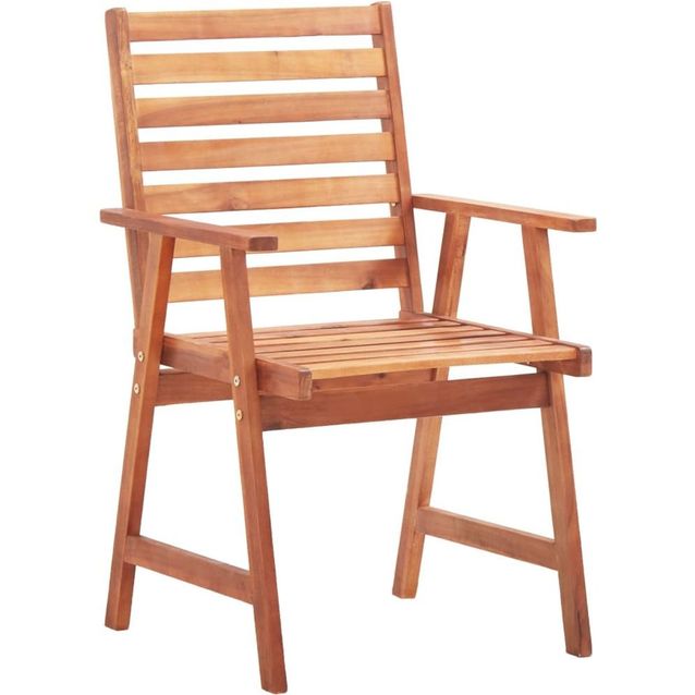 Ulkoruokatuolit, 4 kpl, akaasiapuu