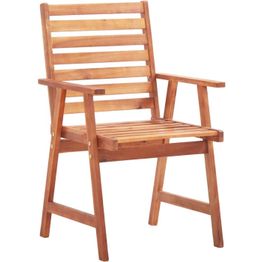 Ulkoruokatuolit 6 kpl akaasiapuu