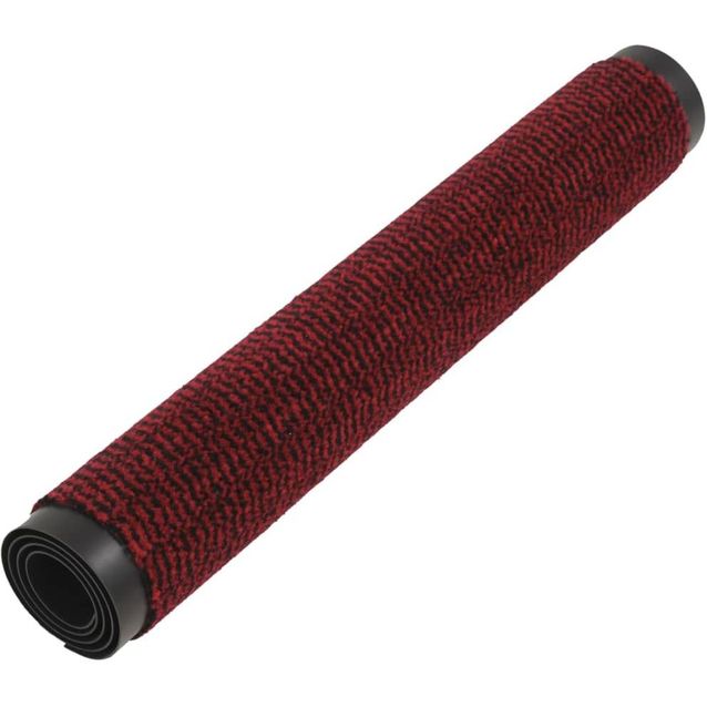 Kuramatot 2kpl 90x150cm nukkapinta punainen