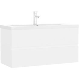 Allaskaappi altaalla, 90x38,5x45 cm, valkoinen