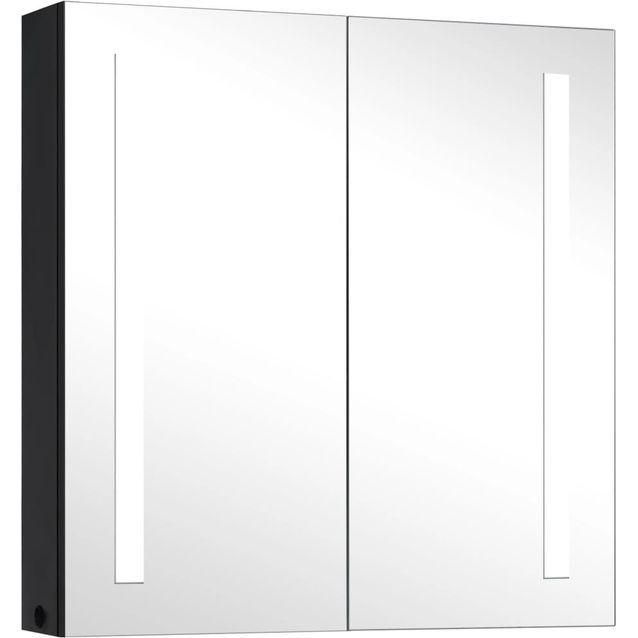 LED-kylpyhuoneen peilikaappi, 62x14x60 cm