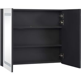 Kylpyhuoneen LED-peilikaappi, 80x12,2x68cm