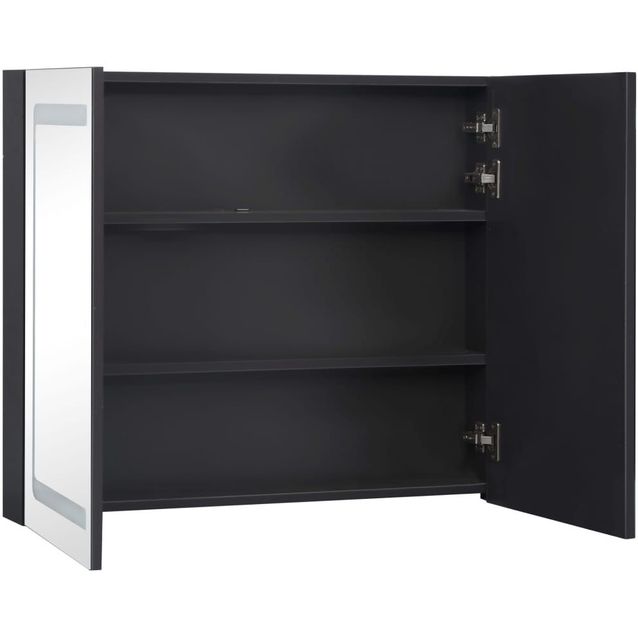 LED-kylpyhuoneen peilikaappi, 80x12,2x68 cm