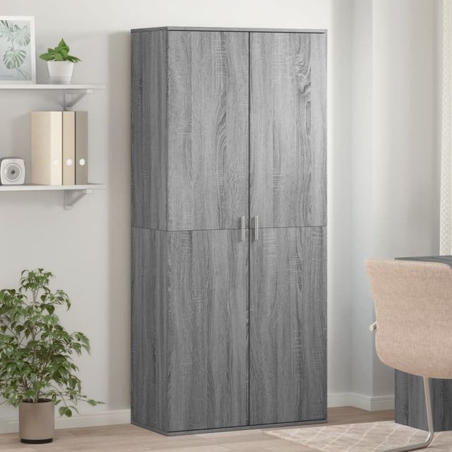 Kenkäkaappi fineprice, harmaa Sonoma, 80x39x178 cm