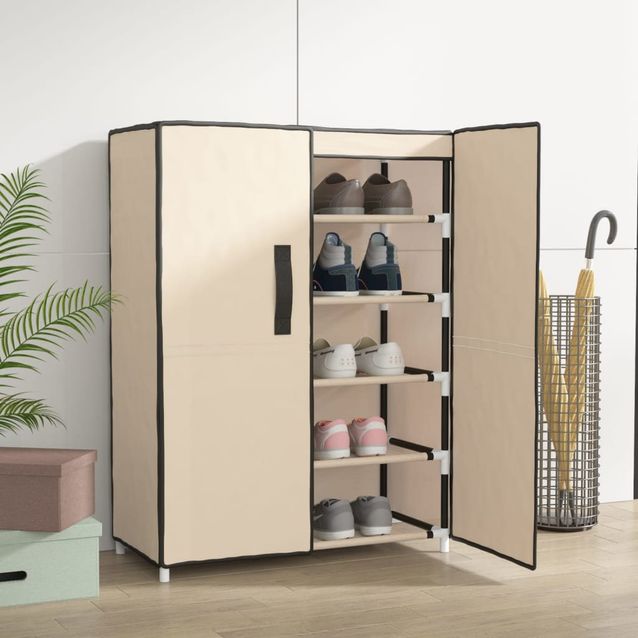 Kenkäkaappi fineprice, kerma 60x28x90 cm