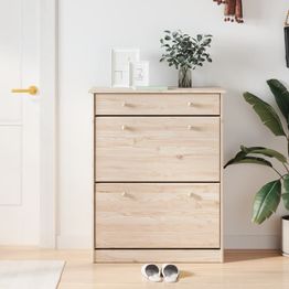 Kenkäkaappi FinePRICE ALTA, täysi mänty, 77 x 35 x 96 cm