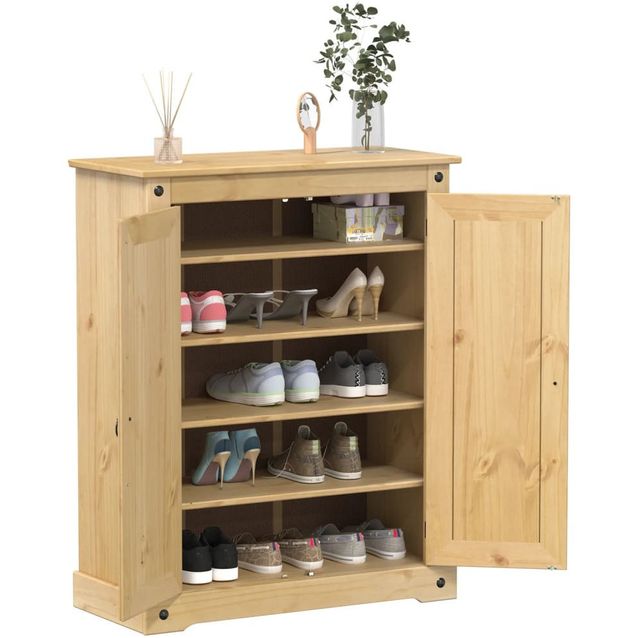 Kenkäkaappi fineprice Corona, 86 x 38,5 x 108 cm, täysi mänty