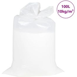 Säkkituolin täyte FinePRICE EPS, 10 kg/, 100-200 L, valkoinen