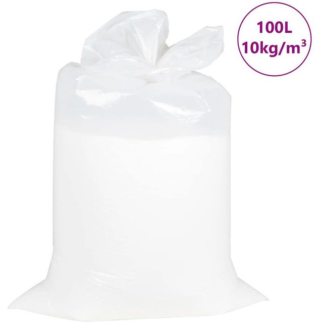 Säkkituolin täyte EPS-rakeet fineprice, 100 L, valkoinen, 10 kg/m³