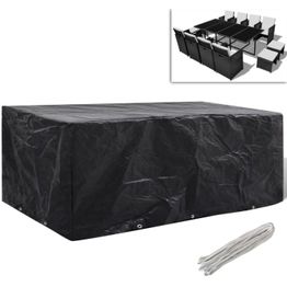 Ulkohuonekalujen suoja 8-henkilön sarjalle 10 reikää 229 x 113 cm