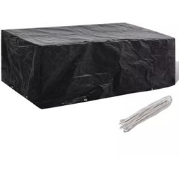 Puutarhahuonekalujen suoja 8 kiinnitysreikää 200 x 160 x 70 cm
