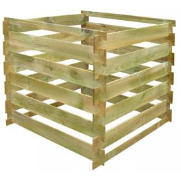 Komposti 0,54 m3, neliö, puusäleet