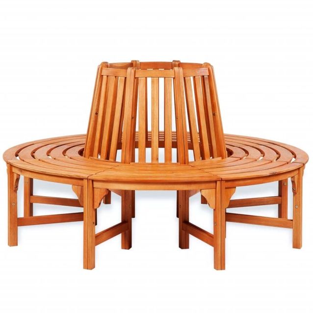 Pyöreä penkki puun ympärille, Ø 160 cm