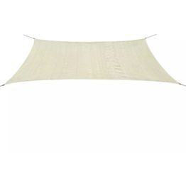 Päivänvarjo purje HDPE suorakulmainen 4x6 m kerma