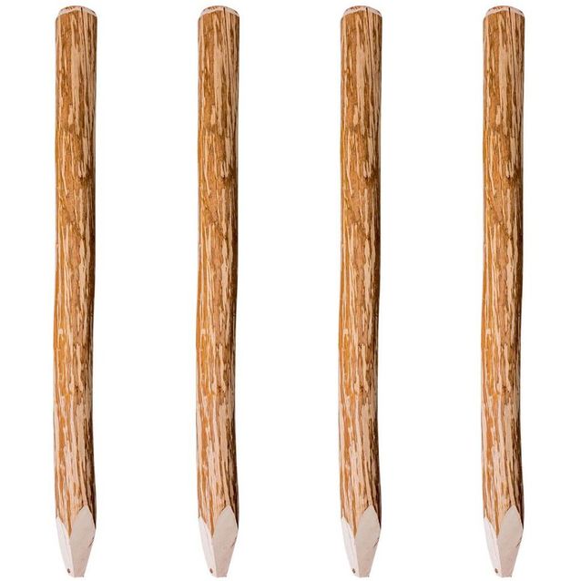 Aidanseipäät 4kpl, pähkinäpuu, 120cm