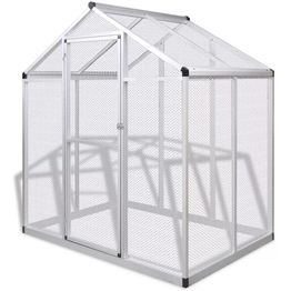 Lintuhäkki, ulkokäyttöön, 178x122x194cm, alumiini 