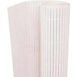 Kaksipuolinen puutarha-aita 150x500cm valkoinen