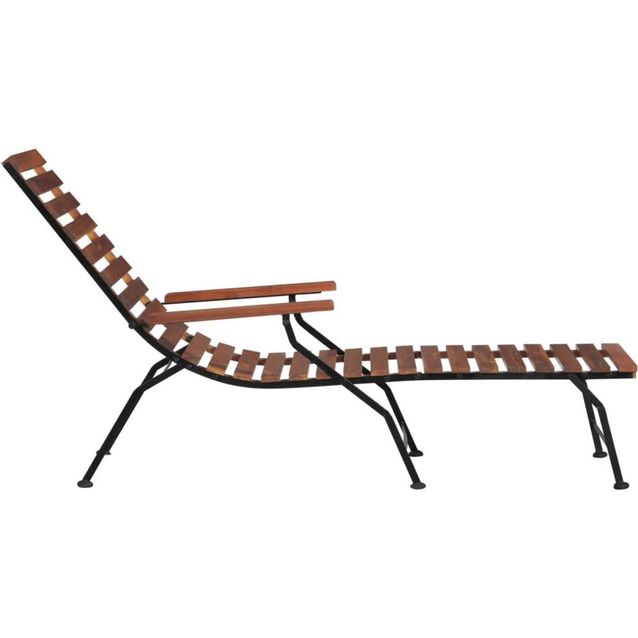 Aurinkotuoli, 60x170x90 cm, akaasiapuu