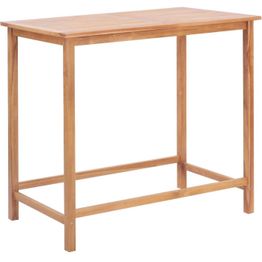 Ulkobaaripöytä 120x65x110 cm tiikki