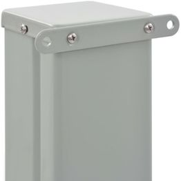 Sisäänvedettävä terassin sivumarkiisi 120 x 300 cm musta