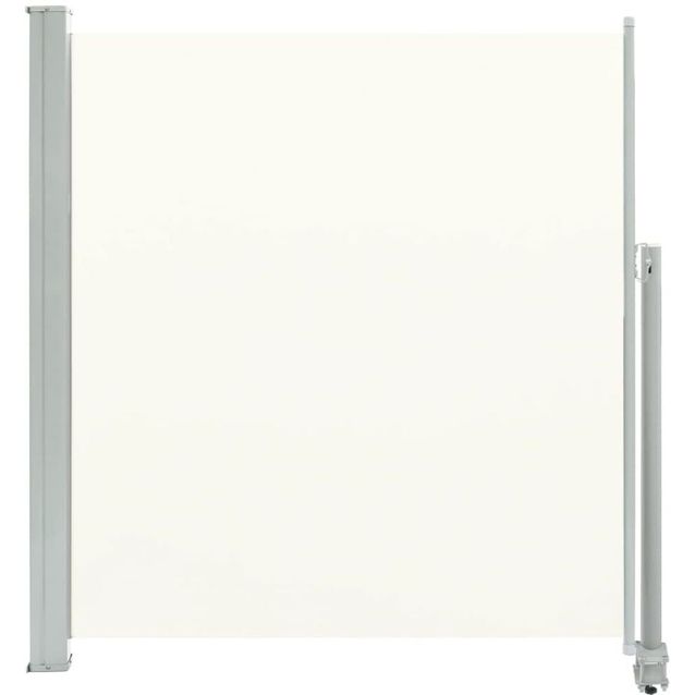 Sisäänvedettävä terassin sivumarkiisi, 140 x 300 cm, kerma