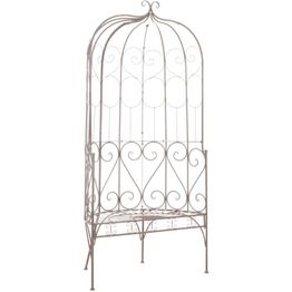 Puutarhapenkki 95 cm rauta antiikinruskea