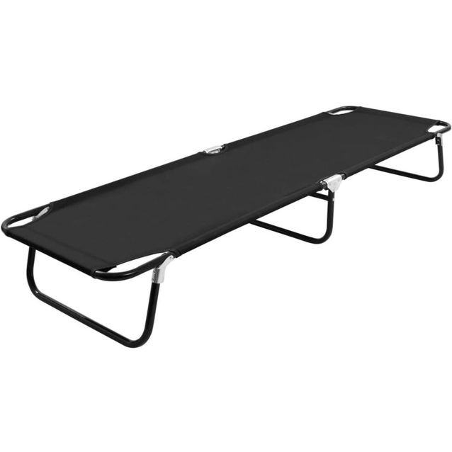 Kokoontaitettava aurinkotuoli, musta