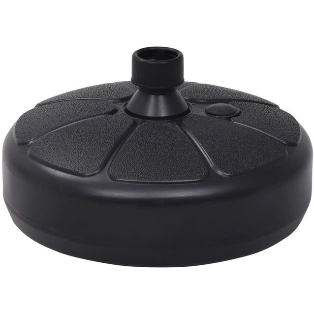 Päivänvarjon alusta, hiekka-/vesitäytteinen, 15 l, musta