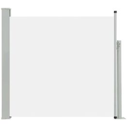 Sisäänvedettävä terassin sivumarkiisi 170x300 cm kerma