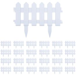 Nurmikonreunukset 25kpl 10m valkoinen