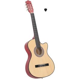 Akustinen cutaway-kitara setti FinePRICE, 12-osainen, 6-kielinen, 38", eri värejä