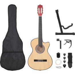 Akustinen kitara FinePRICE, 12-osainen, 38", 6-kielinen, cutaway, setti, eri väreillä