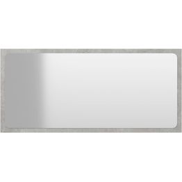 Kylpyhuonepeili, betoninharmaa, 80x1,5x37 cm, lastulevy