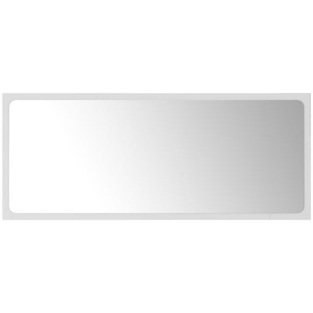Kylpyhuonepeili, valkoinen, 90x1,5x37 cm, lastulevy