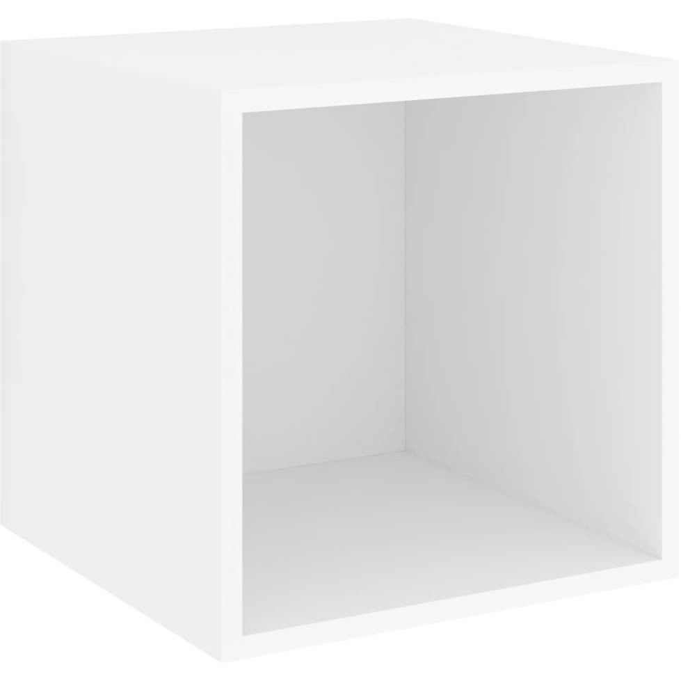 Seinäkaappi valkoinen, 37x37x37 cm