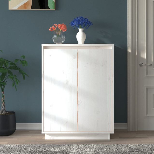 Kenkäkaappi fineprice , valkoinen, 60x35x80 cm, täysi mänty