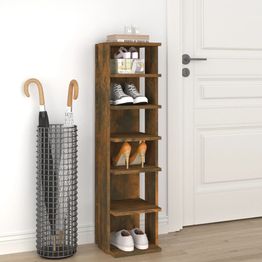 Kenkäteline FinePRICE, 27,5 x 27 x 102 cm, savutammi