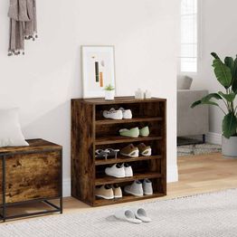 Kenkäteline FinePRICE Sonoma, 60x35x70 cm, harmaa
