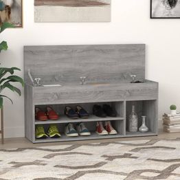 Kenkäpenkki FinePRICE Sonoma, 105x30x45 cm, harmaa