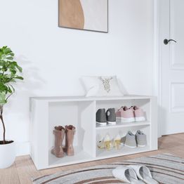 Kenkäkaappi FinePRICE, 100x35x45 cm, valkoinen