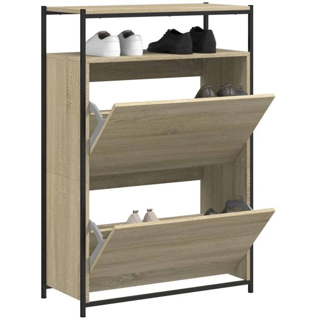 Kenkäkaappi fineprice Sonoma-tammi, 75 x 34 x 112 cm