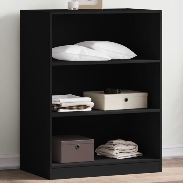 Vaatekaappi fineprice vidaXL, musta, 77x48x102 cm