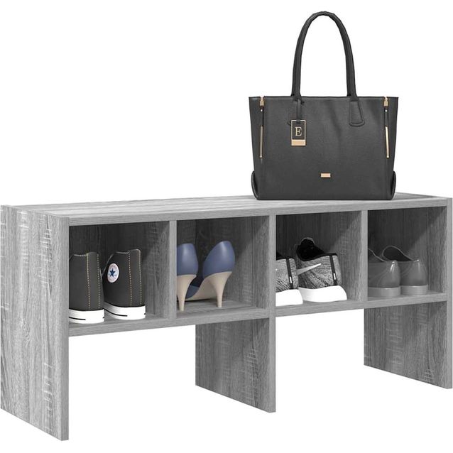 Pinottava kenkäteline fineprice Sonoma, harmaa, 89,5x30x40 cm