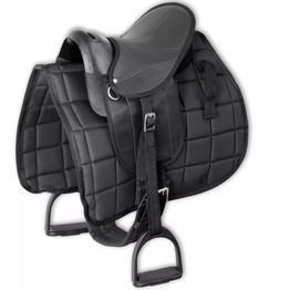 Ponin satulasetti 10", musta